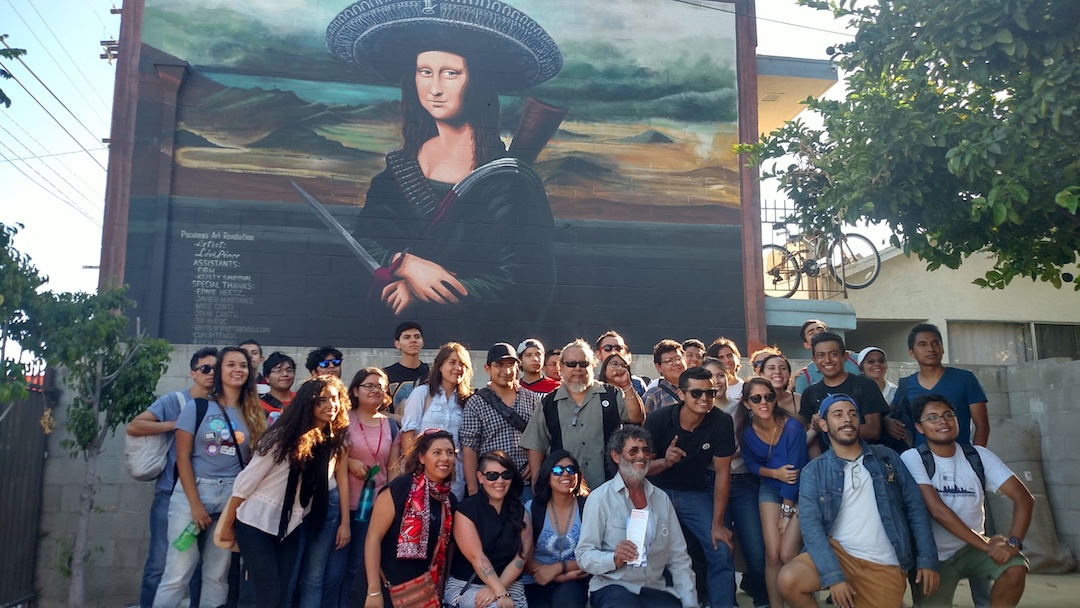 Pacoima mural tour led by Manny featuring Levi Ponce!